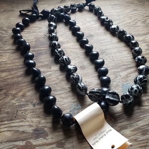 Hawaiian Kukui Nut Beaded Lei Necklace